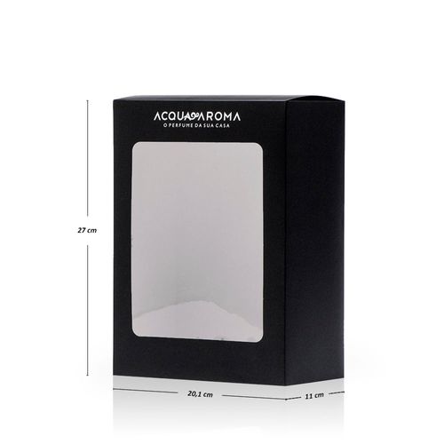 Embalagem de Presente Dia a Dia Caixa Visor Preto
