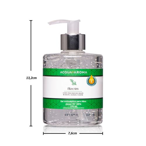 Álcool em Gel Dia a Dia 370ml Alecrim