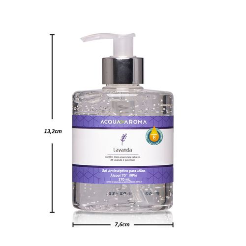 Álcool em Gel Dia a Dia 370ml Lavanda