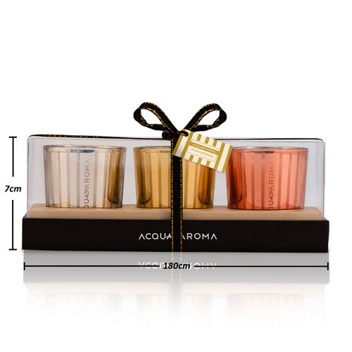 Kit Lúmina Velas Perfumadas 40g c/ 3und Aromas Diversos