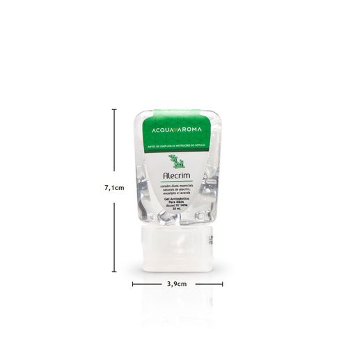 Álcool em Gel Dia a Dia 30ml Alecrim