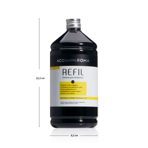 Perfume para Ambientes Dia a Dia Refil 1,1L Verbena e Limão Siciliano