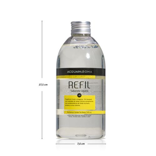 Sabonete Líquido Dia a Dia Refil 500ml Verbena e Limão Siciliano