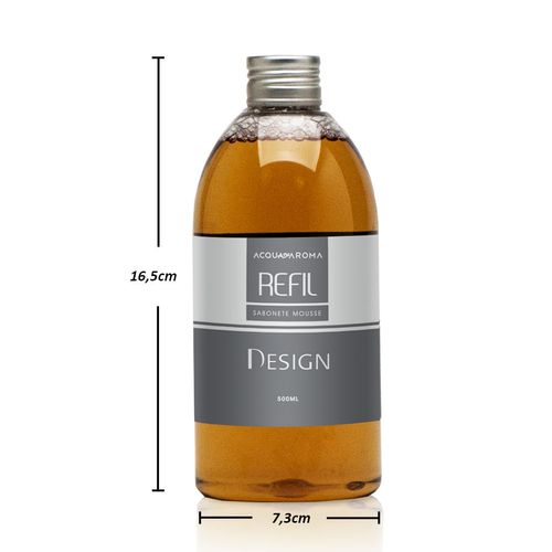 Sabonete Mousse Design Refil 500ml Baunilha