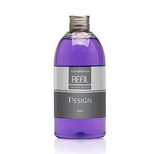 Sabonete Mousse Design Refil 500ml Lavanda
