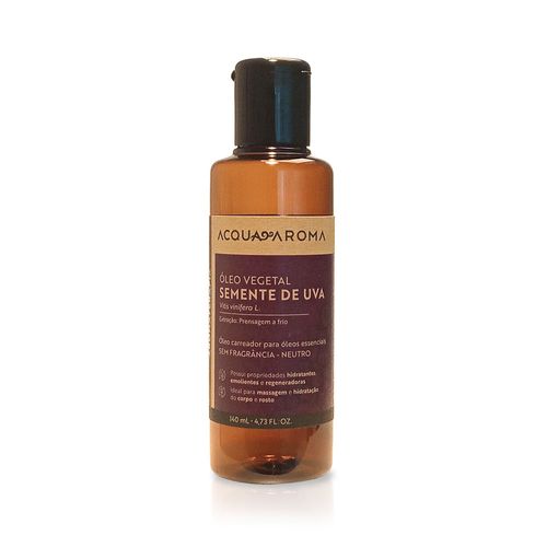 Óleo Vegetal Aromaterapia 140mL Semente de Uva
