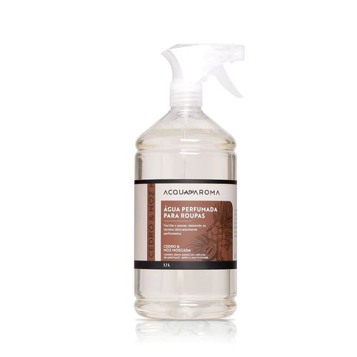 Água Perfumada para Roupas Dia a Dia 1,1L Cedro e Noz Moscada