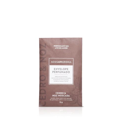 Envelope Perfumado Dia a Dia 12g Cedro e Noz Moscada