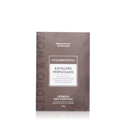 Envelope Perfumado Dia a Dia 36g Cedro e Noz Moscada