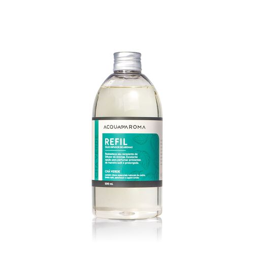 Difusor Varetas Dia a Dia Refil 500ml Chá Verde