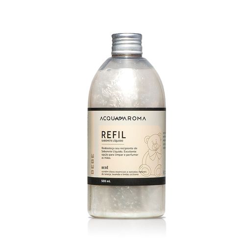 Sabonete Líquido Bebê Novo Refil 500ml Bebê