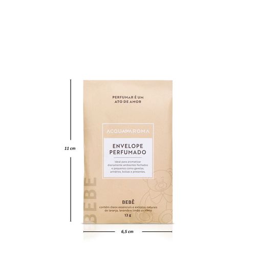 Envelope Perfumado Bebê Novo 12g Bebê