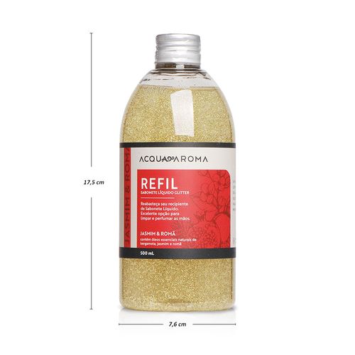 Sabonete Líquido Dia a Dia Refil 500ml Glitter Jasmim e Romã