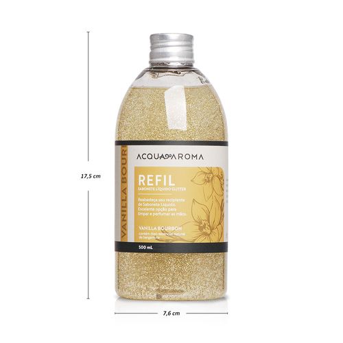 Sabonete Líquido Dia a Dia Refil 500ml Glitter Vanilla Bourbon