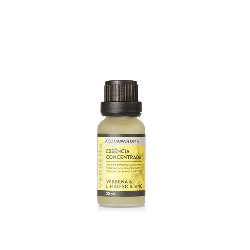 Essência Concentrada Dia a Dia 20ml c/ Gotejador Verbena e Limão Siciliano