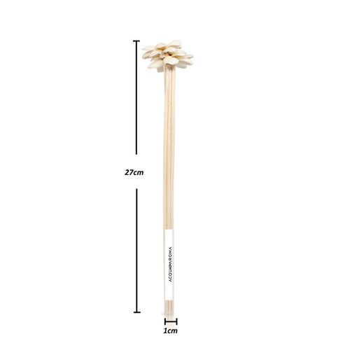 Varetas Difusoras Dia a Dia 25cm Rattan Margarida c/ 8 Natural