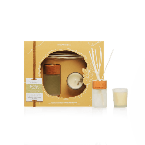 Kit Naturals Vela 50g + Dif. 70ml Bambu Chinês