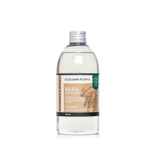 Sabonete Líquido Gourmet Refil 500ml Pimenta Rosa