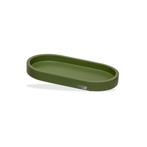 Bandeja Dia a Dia M 21,5x11,5cm Folhas Verdes