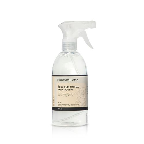 Água Perfumada para Roupas Bebê Novo 500ml Bebê