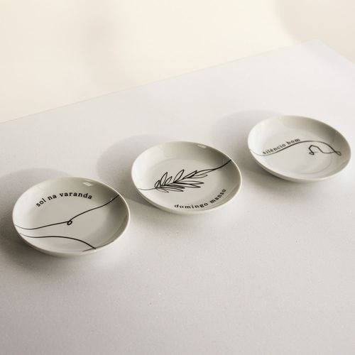 Porta-Anéis Eulíricas para Acqua Aroma Domingo Branco