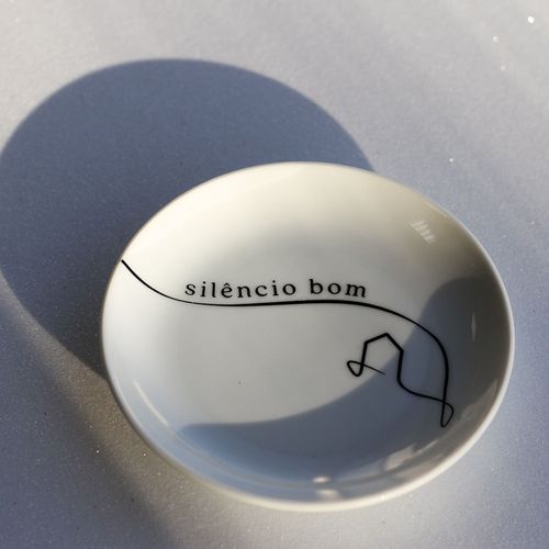 Porta-Anéis Eulíricas para Acqua Aroma Silêncio Branco