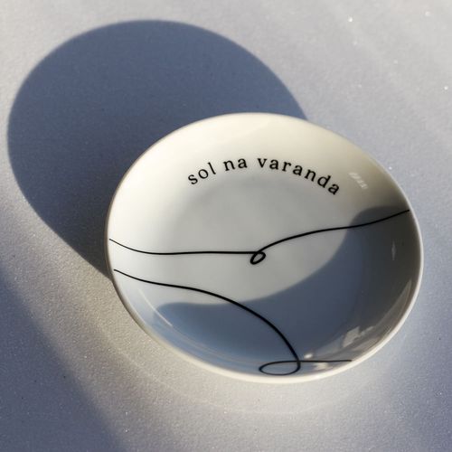 Porta-Anéis Eulíricas para Acqua Aroma Sol Branco