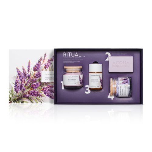 Kit Ritual Banho Relaxante Lavanda & Sândalo